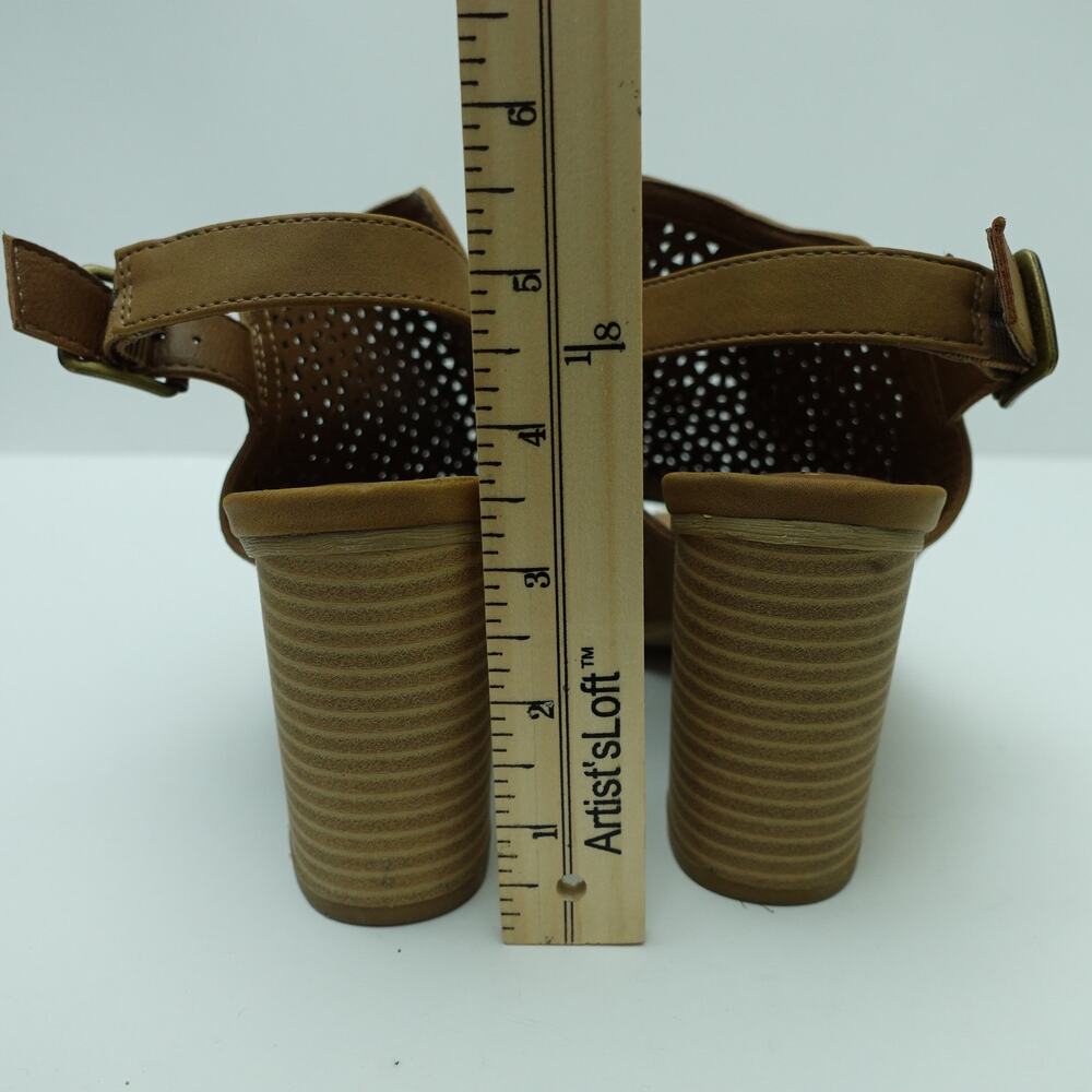 Universal Thread Womens Milliana Cut-Out Slingback Pumps Peep Toe Brown Size 8.5 - Picture 9 of 9